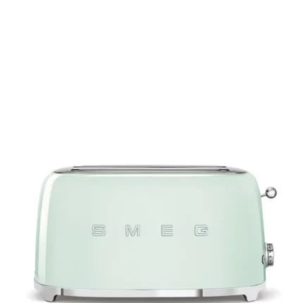 SMEG – TSF02PGEU – Toaster Grille-pain 4 tranches Années 50 – Vert d’Eau
