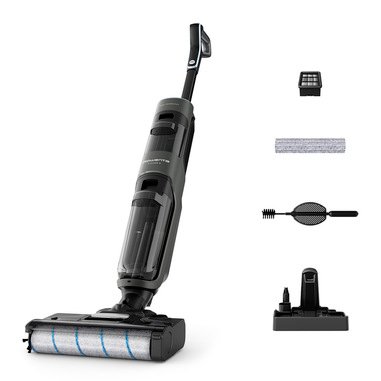 Rowenta X-Clean 4, robot lave-sol sans fil à propulsion automatique et détection automatique de la saleté, double réservoir et système d'autonettoyage, autonomie de 50 minutes pour tous les types de sols, GZ5035