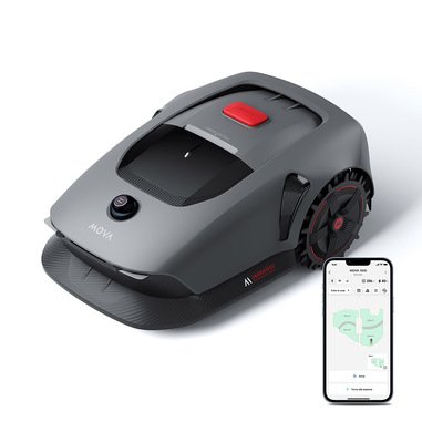 MOVA M1000 Tondeuse à gazon Tondeuse robotisée Batterie Noir, Gris, Rouge